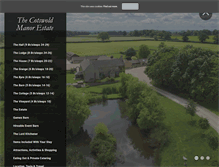 Tablet Screenshot of cotswoldmanorestate.com